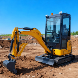 Mini Escavatore Economico da 1,8 Tonnellate per Costruzioni e Demolizioni con Trivella, Martello Idraulico e Parti di Ricambio - Product Image 1