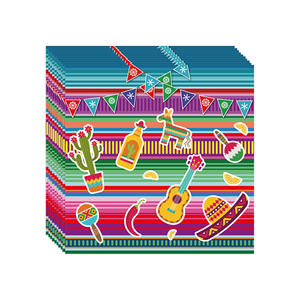 Ensemble de vaisselle pour fête de remise de diplôme UNK De Mayo avec gobelets <span class=keywords><strong>en</strong></span> <span class=keywords><strong>papier</strong></span>, assiettes, serviettes, couverts, nappe - Product Image 5