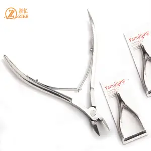 Quality Assurance Pedicure Manicure Tools Durable Nail Clippers Silver Stainless Steel Nail Cuticle Nippers