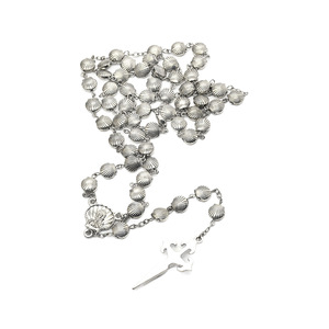 Collier Chapelet en Argent 925 avec Perles Coquillage, Bijou Unisexe pour Cérémonie Religieuse, Origine Yiwu - Product Image 5