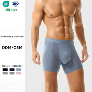 Calzoncillos ultrafinos de fábrica para hombre, ropa interior de seda helada con piernas extendidas, calzoncillos deportivos <span class=keywords><strong>ajustados</strong></span> de alta elasticidad - Product Image 2