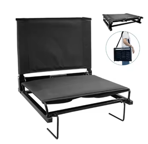 Cadeira dobrável do assento do Bleacher do estádio do quadro de aço portátil com apoio traseiro - Product Image 1