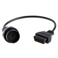 Cable de Extensión de Conector OBD2 de Alta Calidad LT024 MB de 38 Pines a 16 Pines, Adaptador de Diagnóstico OBDII para Mercedes-Benz