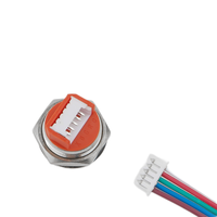 Interrupteur à bouton-poussoir court étanche en acier inoxydable 12/16/19/22mm LED à réinitialisation automatique Mini interrupteur à bouton marche/arrêt
