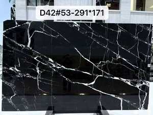 Dalle <span class=keywords><strong>de</strong></span> <span class=keywords><strong>marbre</strong></span> Nero Marquina poli, <span class=keywords><strong>marbre</strong></span> <span class=keywords><strong>noir</strong></span> naturel, pierre naturelle avec fines veines blanches pour mur, sol et plan <span class=keywords><strong>de</strong></span> travail - Product Image 2