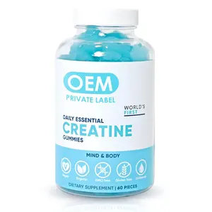 OEM Gym L Carnitine 1000mg Gummy Pré Workout L-Carnitine Supplément Vitamine Créatine Monohydrate Augmentation de l'Energie Gain de Poids