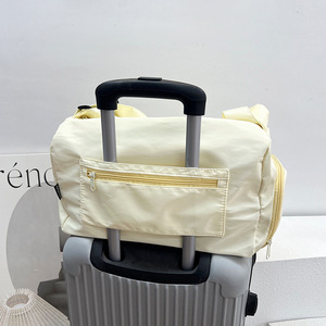 Sacs à bagages au design simple avec logo personnalisé, tendance, décontractés, légers, adaptés aux activités de plein air, couleur unie - Product Image 6