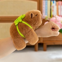 Bracelet Slap en Peluche Capybara Doux de Qualité Supérieure, Jouet de Poignet Sûr pour Bébé, Unisexe, pour Nourrisson, Tout-petit, Nouveau-né, Adorable Cadeau en Peluche
