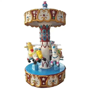 Fournitures de fête de Noël 3 sièges chinois carrousel tour intérieur Chine - Product Image 4