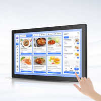 Tablette murale à écran tactile de 15,6/24 pouces, KDS, Wifi, télécommande, panneaux LCD industriels, tablette pour cafés, restaurants, hôtels