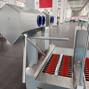 Machine de nettoyage de bottes électrique multifonctionnelle à double voie, laveuse industrielle de bottes pour l'abattage et la transformation de la viande, Nouveau - Product Image 4