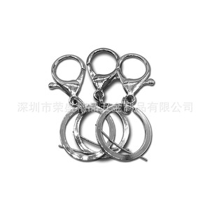 Mousqueton rond en alliage de zinc pour porte-clés, accessoires de maroquinerie et vêtements, résistant à l'usure, fabriqué à Shenzhen - Product Image 5