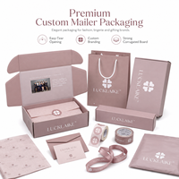 Fabricant de paquet cadeau de mariage de luxe beige rose caja misteriosa papier chaussure emballage mailer PR publicité boîtes postales