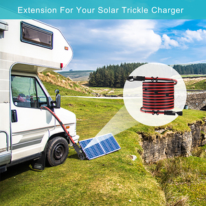 12V 2 핀 케이블 커넥터 배터리 빠른 연결 태양 전지 패널 와이어 플러그 새 남성 및 여성 연장 코드 엔드 - Product Image 6