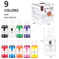 Colorant alimentaire naturel en gel, colorant alimentaire E120, colorant pour gâteaux, colorant alimentaire liquide