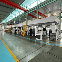 Ligne de production de carton ondulé à 5 couches hautement efficace, équipement de fabrication de boîtes en carton ondulé