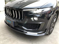 Séparateurs avant en fibre de carbone Couvertures de sourcils Garniture cadre séparateurs avant pour Maserati Levante avant Décoration de la lèvre centrale