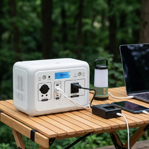 Centrale Électrique Solaire Portable 500W avec Contrôleur MPPT, Onduleur à Onde Sinusoïdale Pure, Batterie LiFePO4 Rechargeable pour Camping en Extérieur et Sauvegarde Domestique - Product Image 3