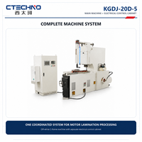 Máquina de Entallado de Estatores y Rotores de Acero al Silicio CTECHNO con Indexación Servo CNC para la Producción de Laminaciones de Motores Eléctricos