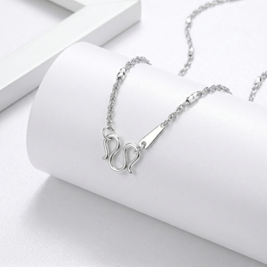 Collier unisexe en Pt950 avec motif queue de phénix tressé, fabrication et traitement de moules pour colliers unisexes - Product Image 6