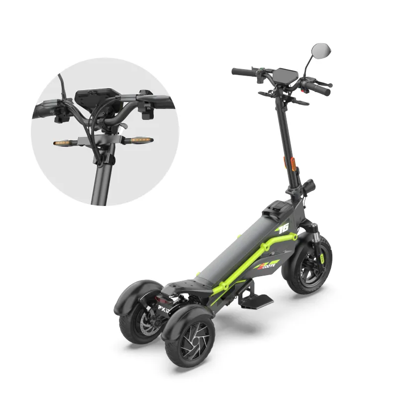 PXID entwarf 3 Räder City Escooter faltbaren Elektro roller mit Sitz für Erwachsene