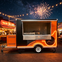 Remolque Profesional para Hot Dogs Totalmente Equipado, Camión de Pizza, Carrito de Comida Rápida VIN