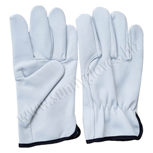 Customize Logo Goat Skin Leather Working <b>Driver</b> <b>Gloves</b> - Product Image 1