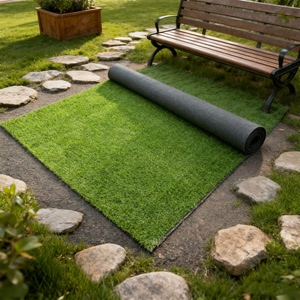 Césped Sintético Duradero, Alfombra de Césped Artificial Premium de 10 mm/60 mm, Pelo Suave <span class=keywords><strong>para</strong></span> Interiores/Exteriores, Jardín, Balcón, Patio, Paisajismo - Product Image 1