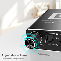 Onverter MP 3,5mm igital nalog udio onverter salida dapter idireccional iverter ecoder para TV