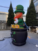 Modèle de personnage gonflable Saint Patrick gonflable personnalisé pour la Saint-Patrick