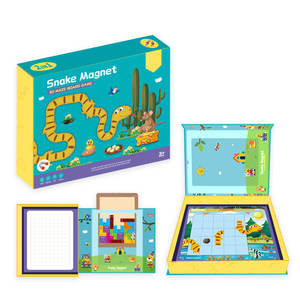 Puzzle Magnetici 3D Giochi Creativi di Assemblaggio Blocchi Magnetici Intelligenti Tetris + Gioco del Serpente - Puzzle Magnetico 2-in-1 - Product Image 1