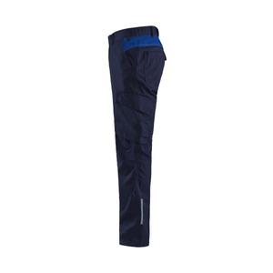 BLAKLADER - 144418328985C52 Pantalones industriales elásticos Azul marino/Azul aciano-PANTALONES DE TRABAJO EAN 7330509756447 - Product Image 4