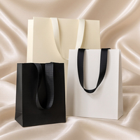 Sacs en papier personnalisés pour cadeaux de remerciement avec ruban et poignée, sacs en papier pour bijoux avec votre propre logo