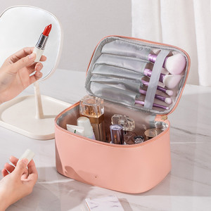 La trousse de toilette de voyage rose en PU la plus à la mode pour femmes - Product Image 4