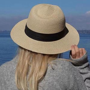 2025 Wide Brim Surfing Lifeguard <b>Straw</b> <b>Hat</b> <b>Straw</b> Paper Natural Outdoor Custom Logo Summer Unisex Adults Plain Image Bucket <b>Hat</b> - Product Image 3