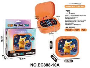 <span class=keywords><strong>Jeu</strong></span> électronique Tic-Tac-Toe 9-en-1, jouet <span class=keywords><strong>de</strong></span> puzzle portable à écran tactile avec lumière et son, jouet éducatif pour enfants - Product Image 2