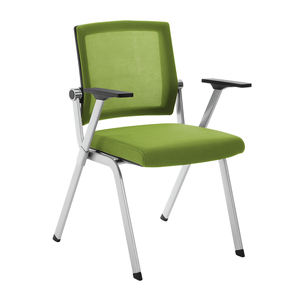 Silla de Oficina Moderna OEM, Silla de <span class=keywords><strong>Escritorio</strong></span> de Alta Calidad con Tela, Silla de Conferencia y Trabajo con Respaldo de Malla, Plegable, <span class=keywords><strong>sin</strong></span> <span class=keywords><strong>Ruedas</strong></span> - Product Image 4