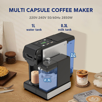Machine à cappuccino One Touch pour boissons chaudes ou froides Machine à café multi-capsules avec réservoir à lait