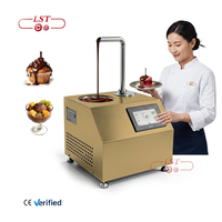 Machine à chocolat chaud électrique automatique en acier inoxydable 304 de 5,5 L avec écran tactile, distributeur de chocolat chaud pour le lait