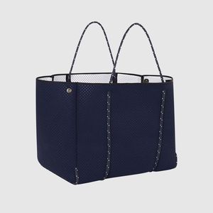 大型沙滩购物手提包女式氯丁橡胶沙滩手提包定制标志女式手提包户外批发氯丁橡胶包 - Product Image 4