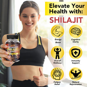 OeBotanical Reine Himalaya-Shilajit-Gold-Gummis 60 Stück Himalaya-Natur-Shilajit-Gummis für KONZENTRATION & STIMMUNG - Product Image 3