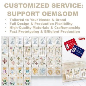 Ensemble de mahjong américain de luxe en acrylique sculpté 160 pièces CLUB MAH JEANN Nouveaux produits pour 4 personnes Divertissement de casino - Product Image 1