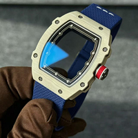 Édition limitée 67-02, boîtier en fibre de carbone CNC blanc original français, ultra-fin 7.8N, montre mécanique de voyage pour homme