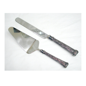 Juego de cuchillo y espátula para servir pasteles, plateado, de la mejor calidad, a precio de mayoreo - Product Image 3