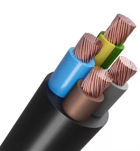 5x2,5 5x4 5x6 4x2,5 NAYY Cable de alimentación de bajo voltaje 0,6/1kV Uso disponible Conductor de aluminio PVC aislado con revestimiento Industrial - Product Image 1