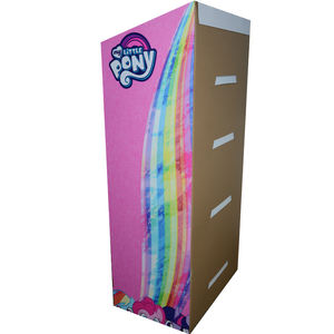 Expositor de suelo de cartón de gran capacidad para supermercado, soporte de exhibición de suelo de papel de alta calidad - Product Image 3