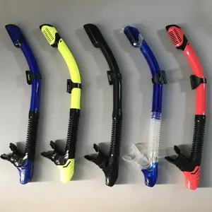 Diving Equipment Tube Professional Black Silicone Snorkeling Diving Dry Guard Snorkels