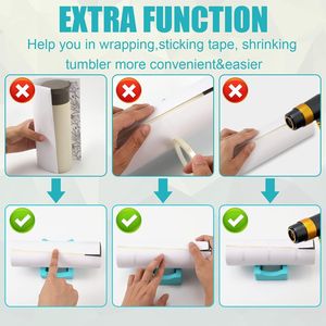 Soporte de Silicona para Tazas de Café, Bandeja con Raspador Integrado, Ranura para Calcomanías de Vinilo para Tazas, Latas de Cerveza, Botellas de Vidrio - Product Image 4