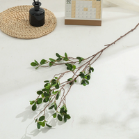 Feuille artificielle de Milan, branche unique, toucher réel, verdure en plastique pour arrangements floraux DIY, décoration intérieure