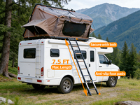 Tente de toit rigide en polyester Triangle 4x4 avec ouverture automatique, imperméable, quatre saisons, pour camping en plein air, voiture